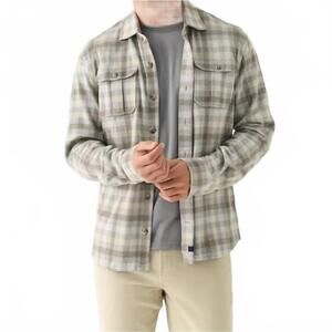 NEW JOHNNIE-O marcelo top shelf button-down shirt in light grey